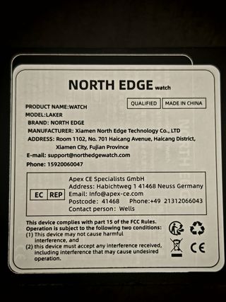 Reloj North Edge Laker - Deportivo