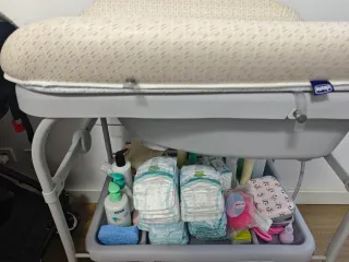 Bañera-cambiador Bebé 2 en 1