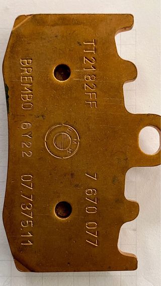 Pastillas freno BMW Brembo para Motorrad.