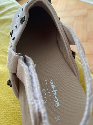 Zapatos El Corte Inglés niña rosa 38