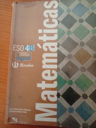 ContextoDigital Matemáticas 4 B ESO (Spanish Ed...