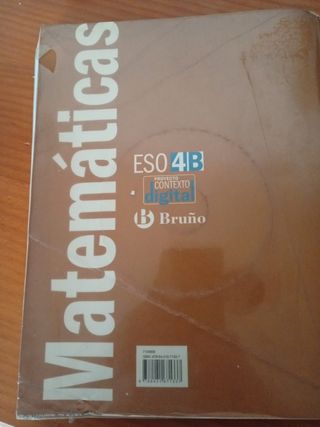 ContextoDigital Matemáticas 4 B ESO (Spanish Ed...