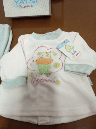 Pijama bebé YATSI, suave, talla Recién Nacido