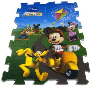 Tappeto Puzzle Mickey Mouse Clubhouse 90x60 CM