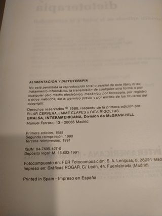 ALIMENTACIÓN Y DIETOTERAPIA.