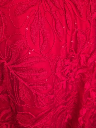Vestido fiesta rojo XL