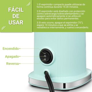 Mini Licuadora Exprimidor de zumos y verduras 