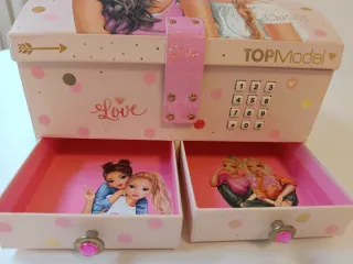 Joyero Top Model rosa musical