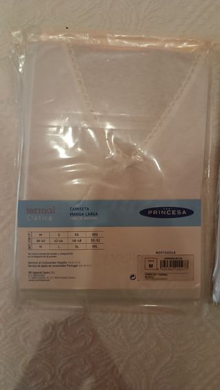 2 Camisetas térmicas Princesa
