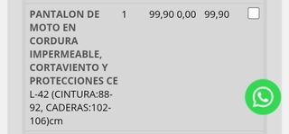 Pantalón moto hombre - Negro