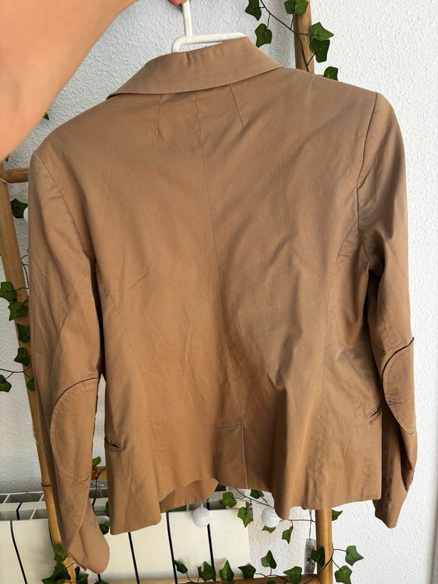 Chaqueta americana Pull&Bear beige talla S