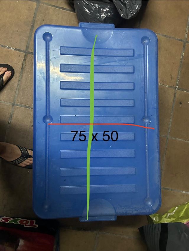 Caja almacenaje DENOX 77x50x18cm