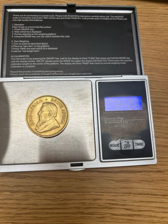 Krugerrand Oro 1972 1oz
