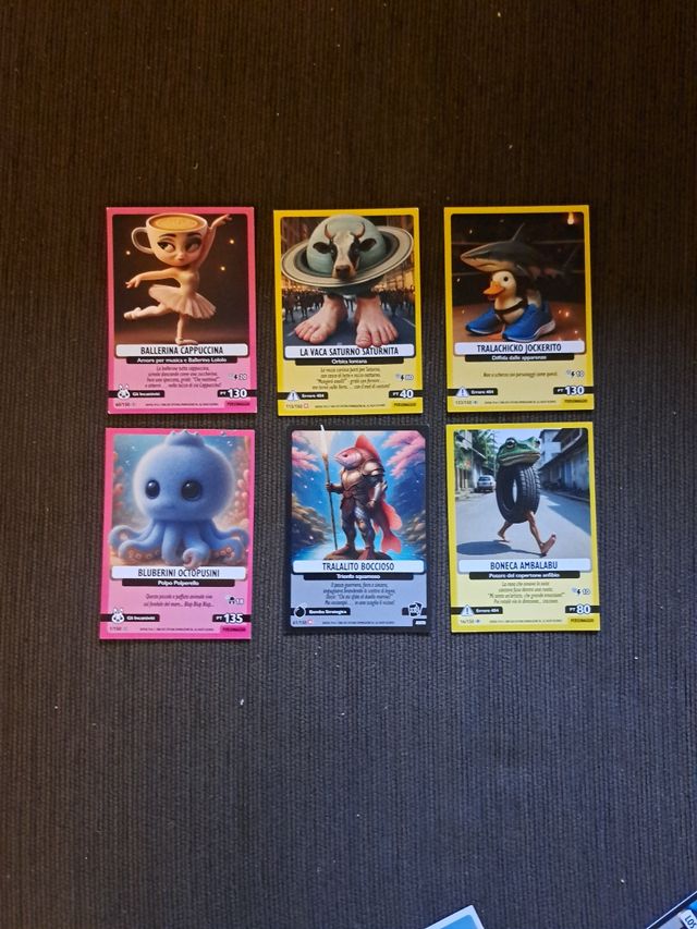 6 cartas Brainrot: ¡especiales!