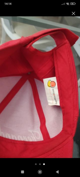 Gorra roja personalizada - Fernando
