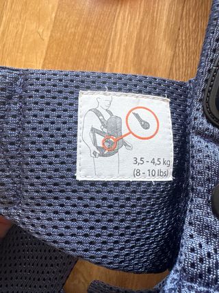 BabyBjorn portabebés azul marino