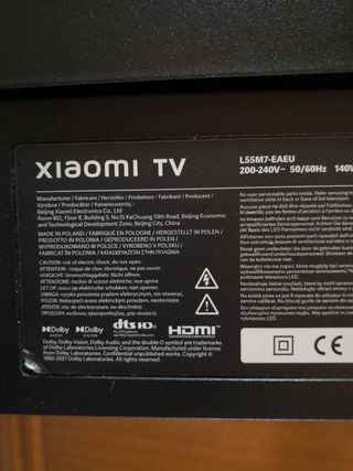 Se Vende Placa fuente alimentación de TV Xiaomi