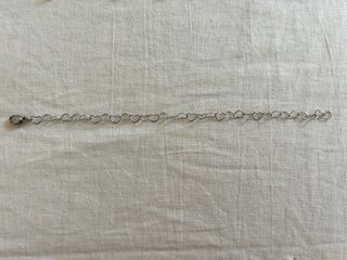 Collana in acciaio e perle con bracciale abbinato