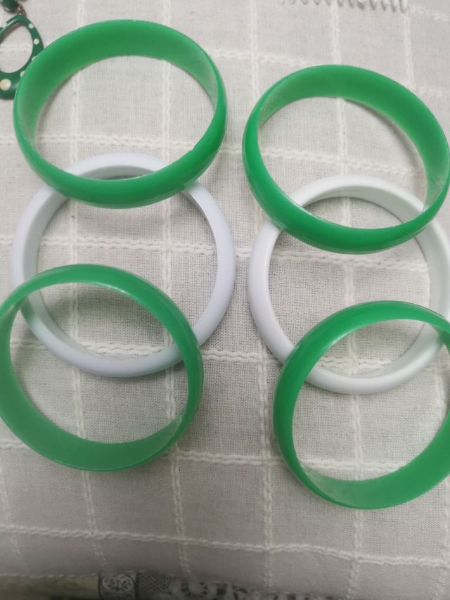 Juego flamenco: collar, pendientes, pulseras