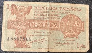Billete República Española