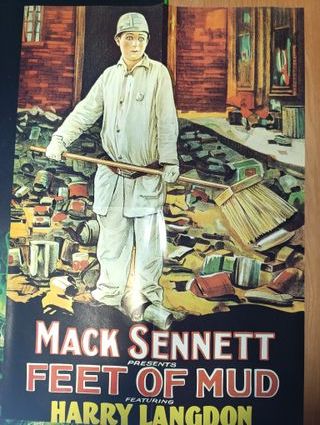 Cartel Mack Sennett Feet of Mud 1924 Póster