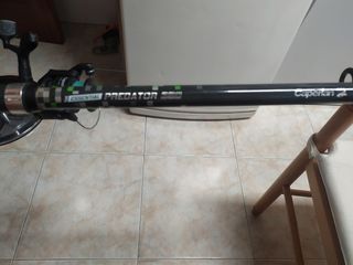 Caña pesca + Reel + Señuelos