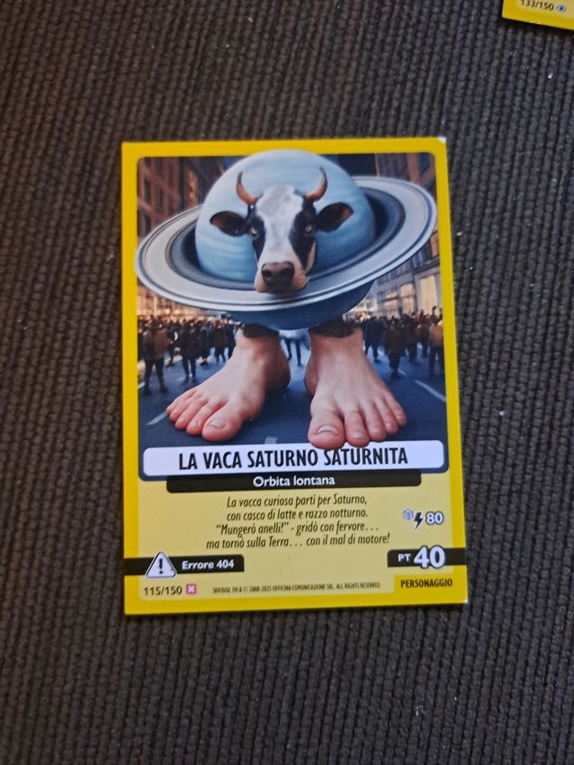 3 cartas Brainrot: La Vaca, Tralachicko, Boneca