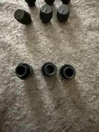 9 Knob per Mixer e Potenziometri Albero a Stella-F