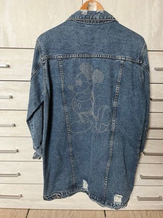 Chaqueta vaquera larga L - Desgastada Nueva