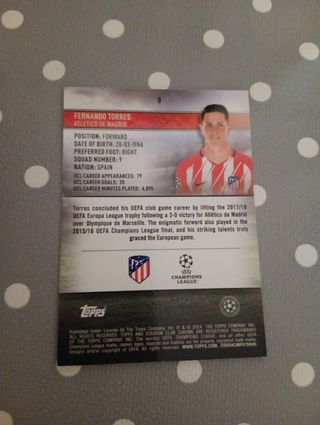 Fernando Torres Atlético TOPPS CHAMPIONS STADIUM 9