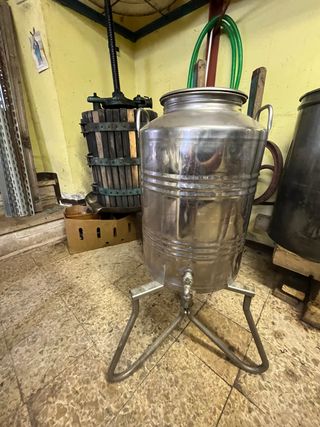 Serbatoio acciaio inox per olio 