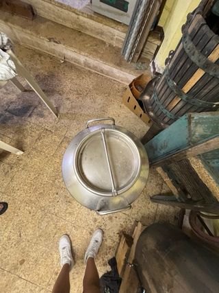 Serbatoio acciaio inox per olio 