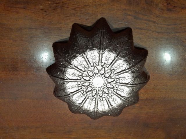 Centrotavola vetro argentato