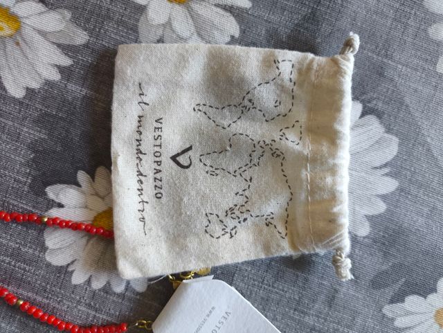 Collana Vestopazzo beige