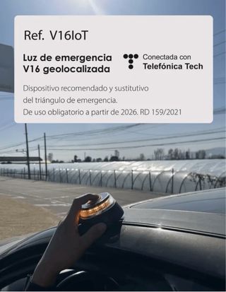 Baliza V16 Geolocalizada - Luz Emergencia