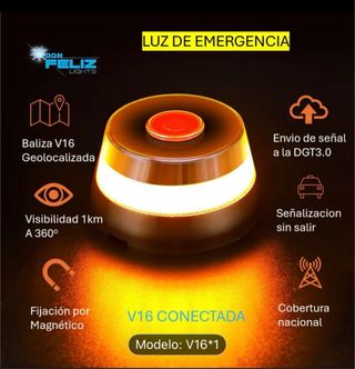 Baliza V16 Geolocalizada - Luz Emergencia
