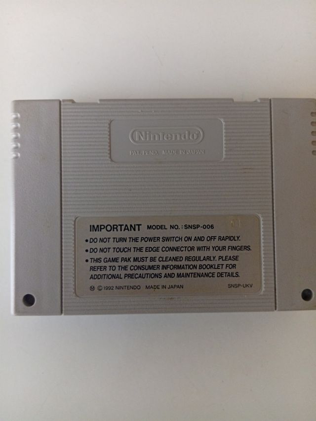 Super Nintendo World Cup Striker PAL Futbol