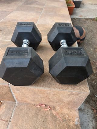 Mancuernas bodytone 15kg
1x40 las 2 x 75
