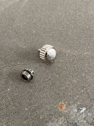 Recambio de corona para reloj Rolex acero