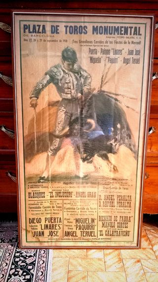 Manifesto Corrida de Toros Barcellona '68