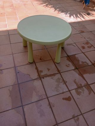 Mesa infantil - Plástico - Verde