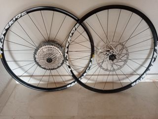 llantas gravel Mavic Cross QR9, HG, 27,5,12 Vel, 6