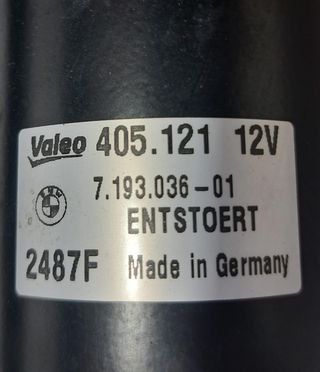MOTOR LIMPIA DELANTERO 171549 BMW SERIE 1 BERLINA (E81/E87)