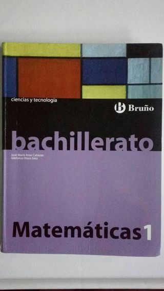 Libros de primero y segundo de bachillerato