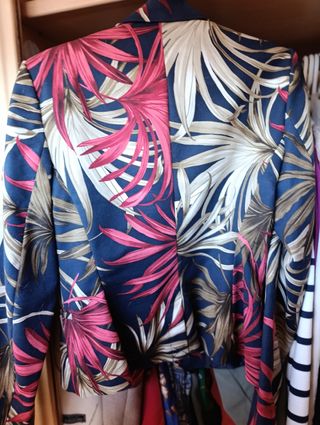 Blazer Mango estampado M