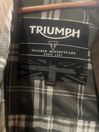 Cazadora Triumph Marron Gris