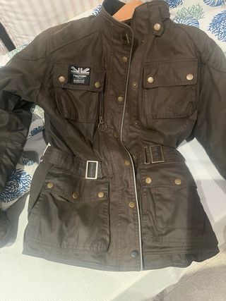 Cazadora Triumph Marron Gris