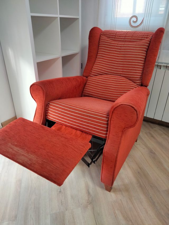 Sillón relax naranja