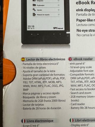 Lector ebook SPC Internet