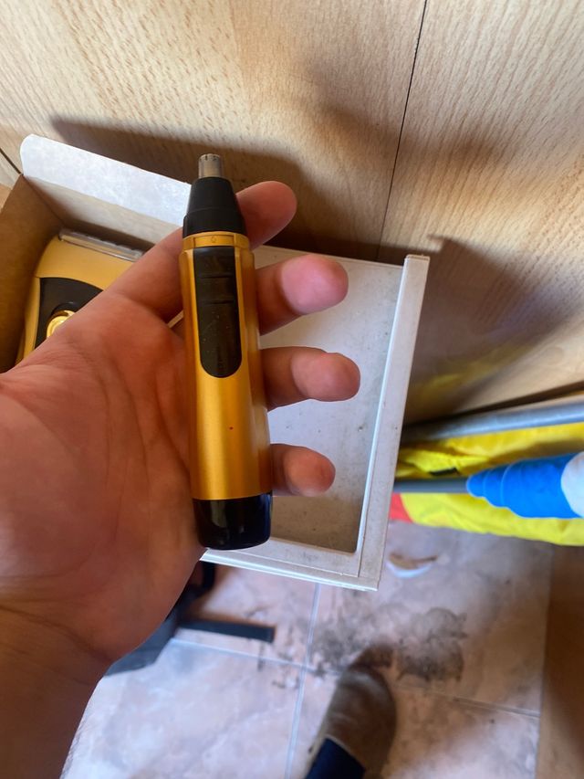 maquina afeitar y cortapelos nariz.